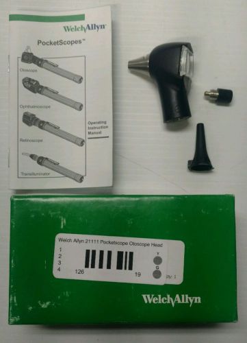 Welch Allyn 21111 - Pocketscope Otoscope -Head Only - New In Box - Direct from