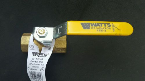 Watts Regulator  3/4&#034; FBV-3 Brass Ball Valve Full Port Thread-600 WOG