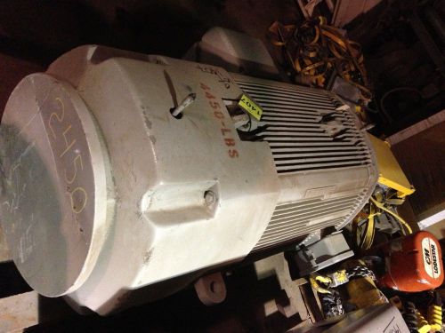 RECONDITIONED WESTINGHOUSE AC MOTOR 250 Hp 4160 VAC 5010U FRAME 1177 RPM