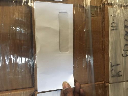 #10 Right Hand Single Window White Wove Envelopes