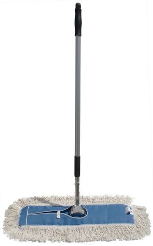 Nine forty industrial strength ultimate cotton dust mop with aluminum quick c... for sale