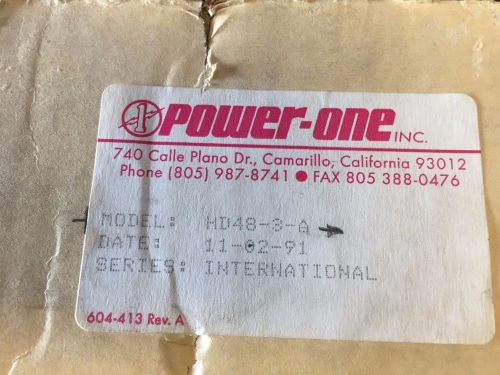 Power-One Power Supply Model # HD48-3-A (48V)