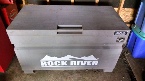 Gray Rock River Jobsite Storage Box 48&#034;W x 28-1/4&#034;H x 24&#034;D Includes Free ToolBox