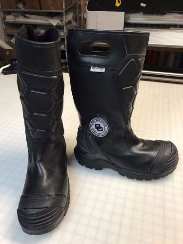 Black diamond crosstech leather fire fighting boots sz.9 mens for sale