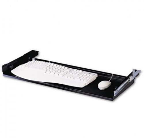Mead-hatcher adjustable steel keyboard drawer, black (mat32030) for sale