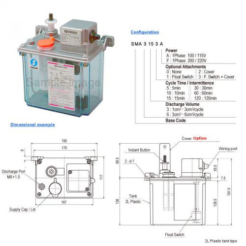 [new] showa semi-cycle lube pump unit sma312001f for sale