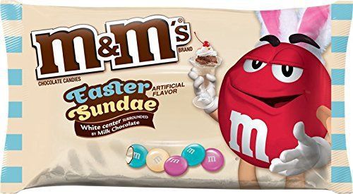 M&amp;M&#039;s Easter Sundae White Center Milk Chocolate Candy NEW 8oz DatedBB12/16 m&amp;ms