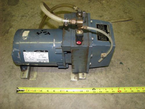 Sargent welch gould industrial vacuum pump w/westinghouse 1/3hp 115v motor for sale