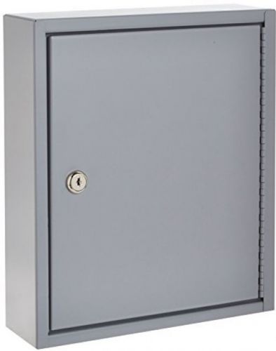 S.p. richards company secure key cabinet, 10 x 3 x 12 inches, 60 keys, gray for sale