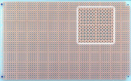 PAD3U PadBoard-3U, Pad per Hole, 2 Sided PCB, Plated Holes , 3.94 x 6.30 in 100