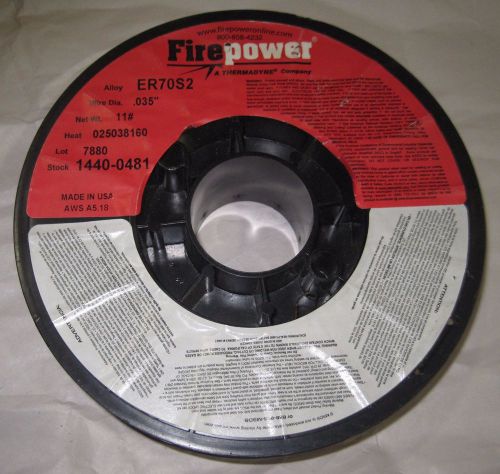 Firepower 1440-0481  Welding Wire .035&#034; ER70S2 Alloy 11# Made in USA