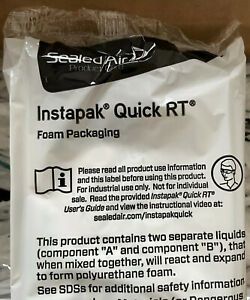 5 Bags Instapak Quick RT #20 Sealed Air 18&#034;x18&#034; No Warmer Needed