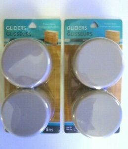 2 LOT-Jacent 3.5&#034; Furniture Movers 8-Pack Sliders Moving Discs Glides 16 gliders