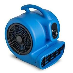 Air Mover Durable Lightweight Carpet Dryer Utility Blower Floor 3/4 HP Blue
