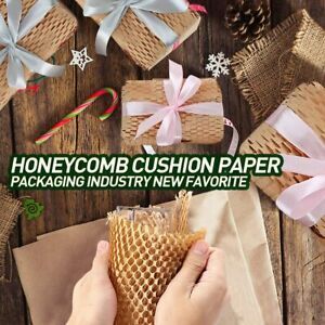 Packaging Paper Honeycomb Cushioning Wrap Paper Rolls 15#vj