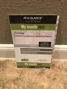 2022 Monthly Planner Refill AT-A-GLANCE Size 4 Seasons Tabs 061-685 New Year