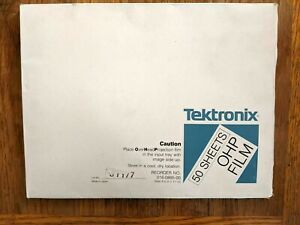 New Tektronix 016-0895-00 - 50 Sheets - Over Head Production Film