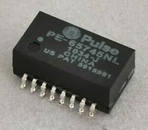 PE-65745NL Pulse Signal Transformers SMD 10BaseT Islation 140uH .3Ohms