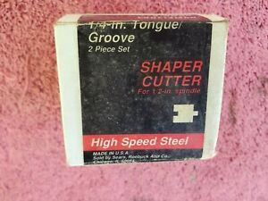Sears Craftsman 9-3025 Tongue And Groove Set Shaper Cutter for 1/2-in Spindle