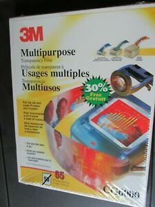 3M Multipurpose Transparency Film  CG6000  ~ 65 Sheets