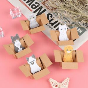 Cartoon Stationery Sticky Notes Office School Supplies 3D Cat Dog Box Stick_CR