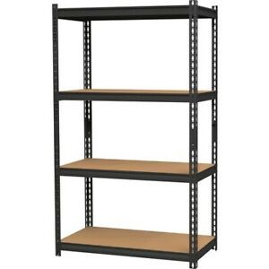 LORELL 59696 2,300 lb Capacity Riveted Steel Shelving Recycled