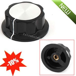 2x 36mm Top Rotary Control Turning Knob for Hole 6mm Dia. Shaft Potentiometer CE