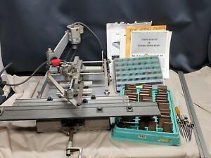Hermes Engravograph - ILK II Motorized Engraving Machine w/ 2 Trays of Letters
