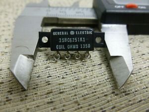 GE Military Relay 3SBC6251K1,Coil Ohms 1350,Vintage 1960&#039;s