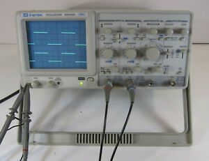GW Instek Model GOS-635G 35 MHz Oscilloscope Dual Channel