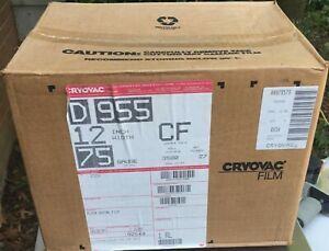 Packaging CRYOVAC 12&#034; X 3500&#039; 75 Gauge Shrink Wrap Film D955 NEW