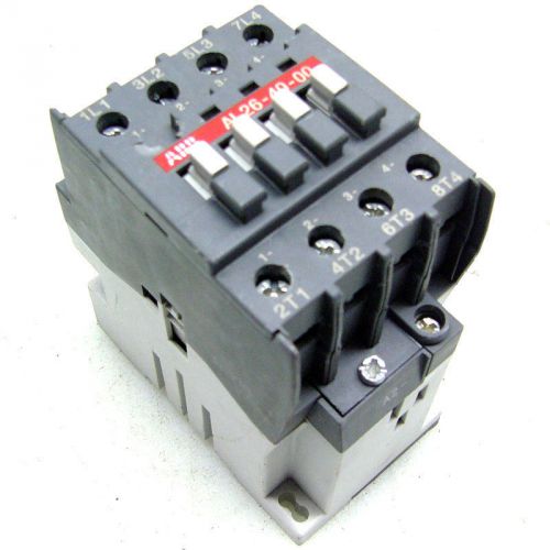 Abb al26-40-00 24vdc 4-pole 600vac max. 4-n.o. block contactor side/back mount for sale