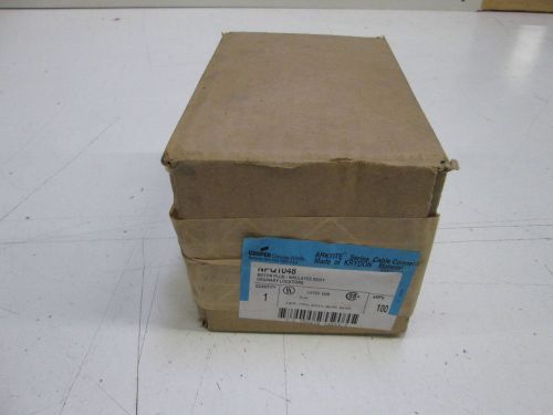 CROUSE-HINDS MOTOR PLUG- INSULATED BODY NPQ1048 *FACTORY SEALED*