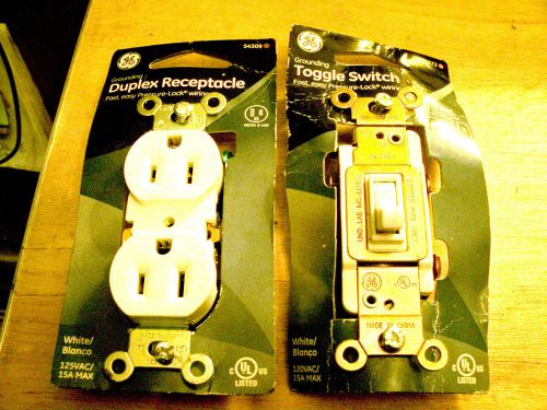 Home Electrical Receptacle and Toggle Switch