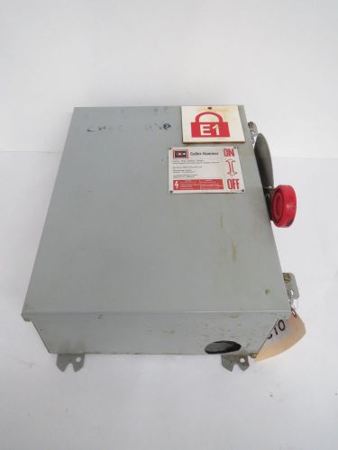 Cutler hammer 12hd662nf 60a amp 600v-ac 6p non-fusible disconnect switch b447657 for sale