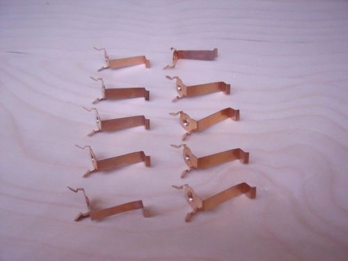 10pc Copper Single Battery Contact Plate