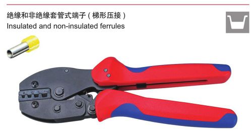 4-16mm2 AWG12-6 Insulated and Non-insulated ferrules Crimping plier tool
