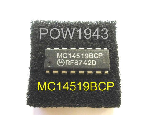 MOTOROLA MC14519BCP IC, NOS