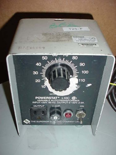 Powerstat Autotransformer    md-  L10C     0-132 v output