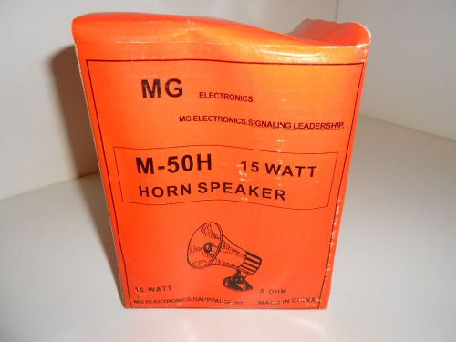 NOS! MG ELECTRONICS HORN SPEAKER M-50H M50H 15WATT 8OHM
