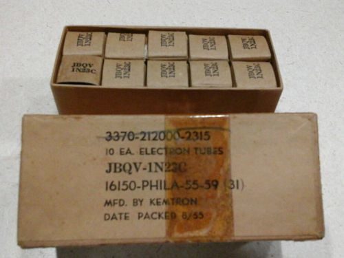 10 KEMTRON 1N23C gold plated diodes  NOS