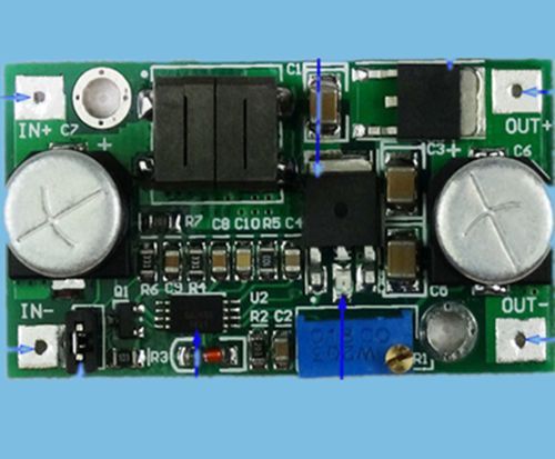 Dc-dc 5-25v buck and boost voltage converter voltmeter adjustable for sale