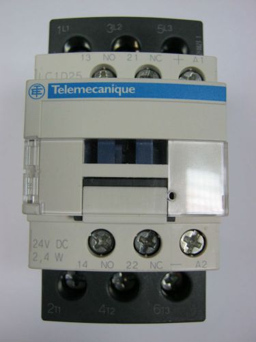 Schneider electric / telemecanique  lc1d25bl  contactor, 11kw, 24vdc &gt;&gt;new&lt;&lt; for sale
