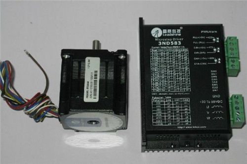 Leadshine 3-phase stepper set (drive + motor) 3nd583 + 573s09 0.6n.m 1.2 new for sale