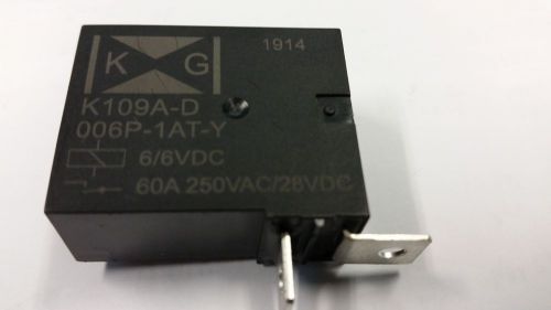 KG Technologies: K109A-D006P-1AT-Y, Relay, K850, 60A, 6V Latching, ROHS, New
