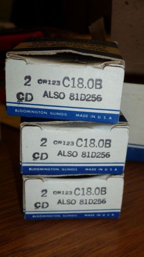 Ge magnetic start relay heater cr123 c18.0b lot of 8 for sale