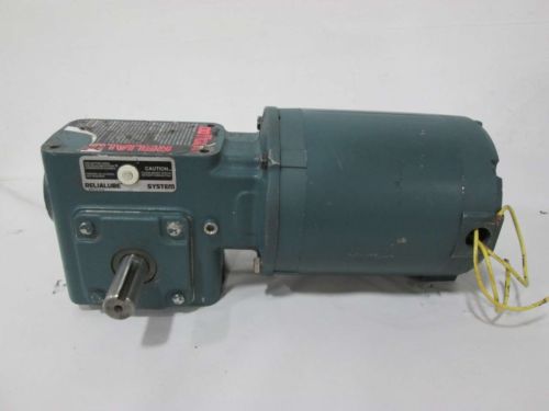 New dodge reliance p56h1338z tigear 30:1 gear ac 1/2hp 460v fr56c motor d385471 for sale