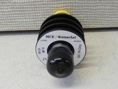 MCE Weinschel 23-6-34 Fixed Bidirectional Coaxial Attenuator 18 GHz 046
