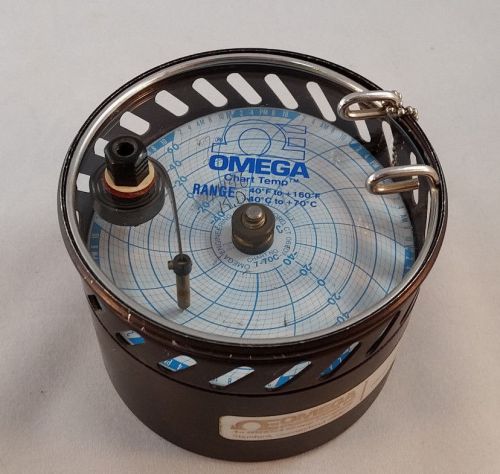 Omega Chart Temp Recorder 7 Day CT-160AF-7 Dry stylus spring wound clock driven