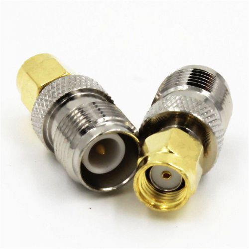 1pcs rp-tnc female plug to rp-sma male jack rf coaxial adapter connector for sale